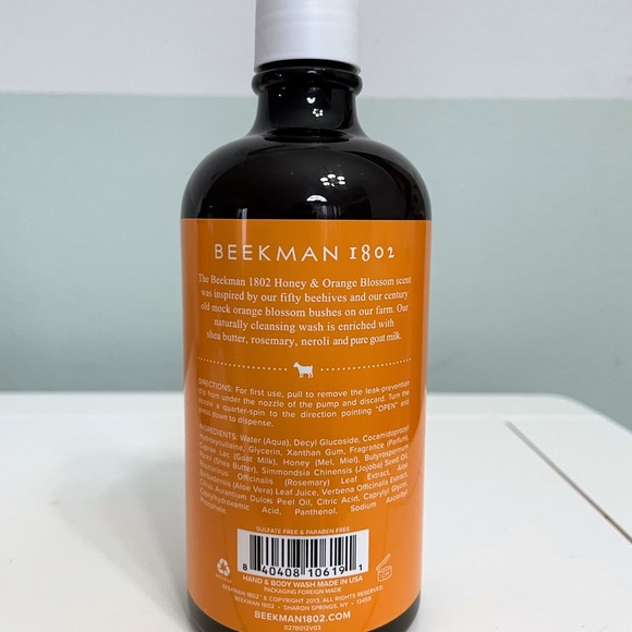 Beekman 1802 hand & body wash and goat milk lotion , Honey & orange blossom - Picture 2 of 8